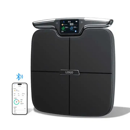 Smart Scale 8-Electrode Total Body Composition Analyzer with Hand & Foot Electrodes for Segmental Muscle Fat Analysis