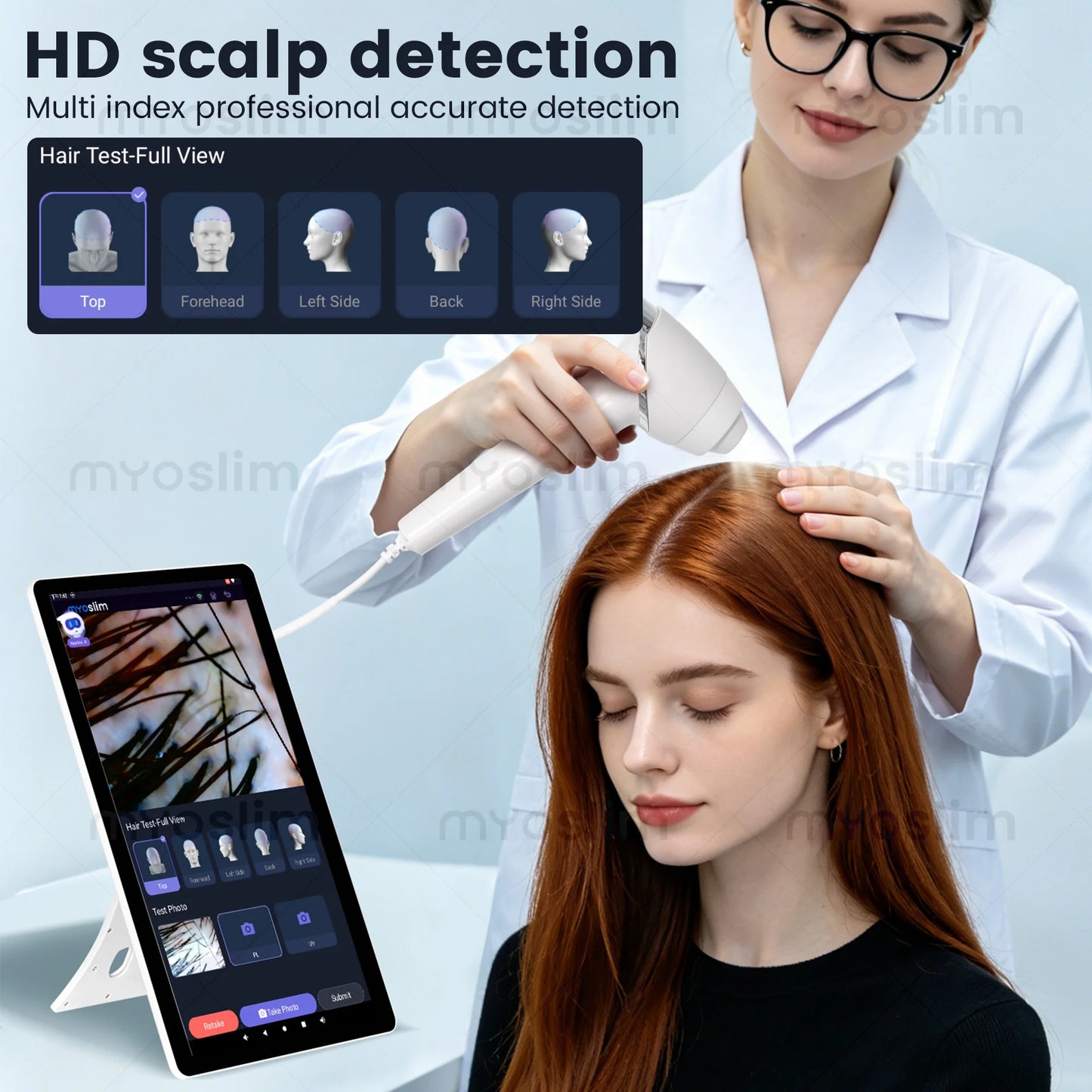 AISIA Q1 3D AI Facial Skin Analyzer Detection Skin Problem Diagnosis 8 Spectrum Professional Analysis Beauty Salon Equipment