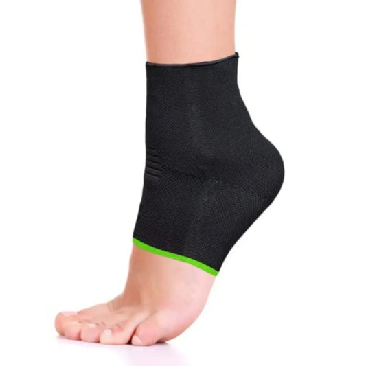 ikido Ankle Brace Compression Sleeve for Work Gym Sports Plantar Fasciitis Support Socks Large Black 1 Pair Comfort Relief