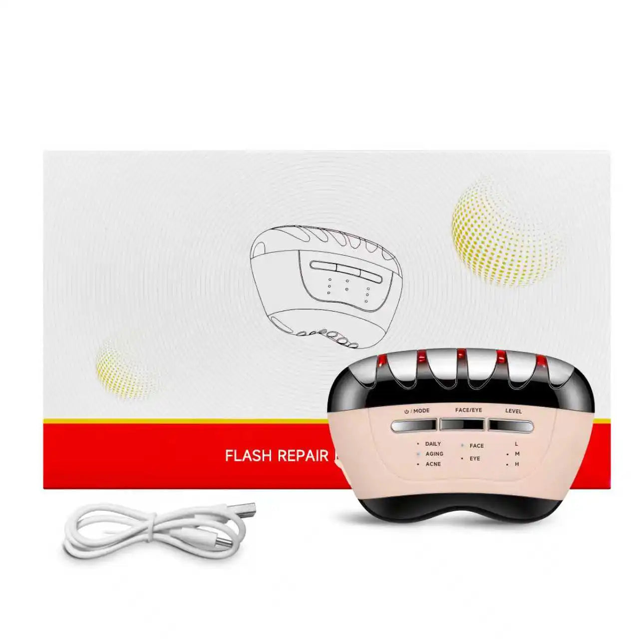Home USB Electric Beauty Massager, V-Face Lifting Device, RF Skin Rejuvenation Tool, Ergonomic Design, Perfect Holiday Gift for