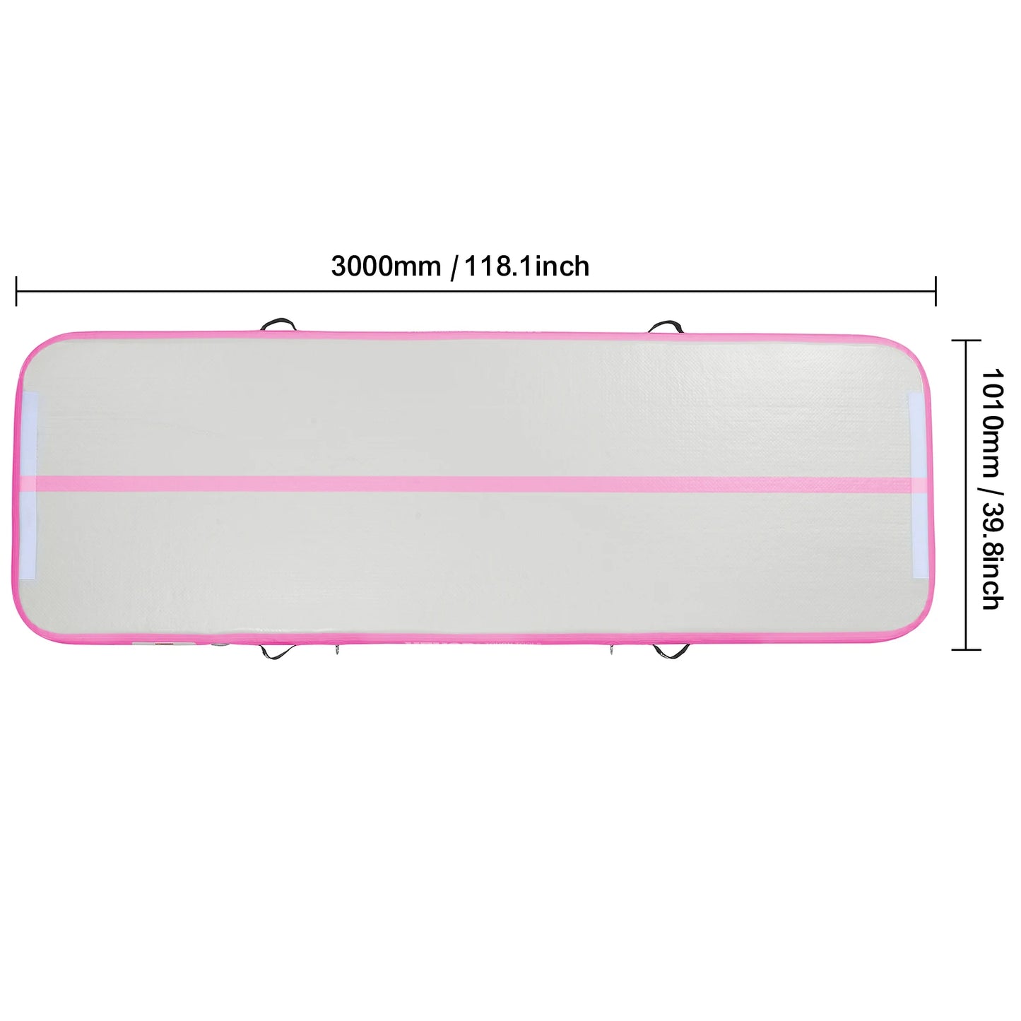 10/13/16ft Gymnastics Air Mat 4inch Thickness Tumbling Mat Inflatable Gymnastics Training Mats for Home/Gym/Training